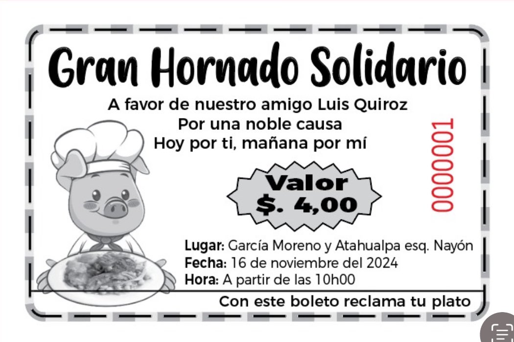 luchitoquiroz's tweet photo. Amigos: recurro a Uds para que me puedan ayudar con un granito de arena. Tengo que operarme lo más pronto de un tema de la próstata, es por eso que, estoy organizando un hornado solidario para recaudar fondos y hacerme la cirugía. Les agradezco de antemano. https://t.co/CcYhWlgV3Y
