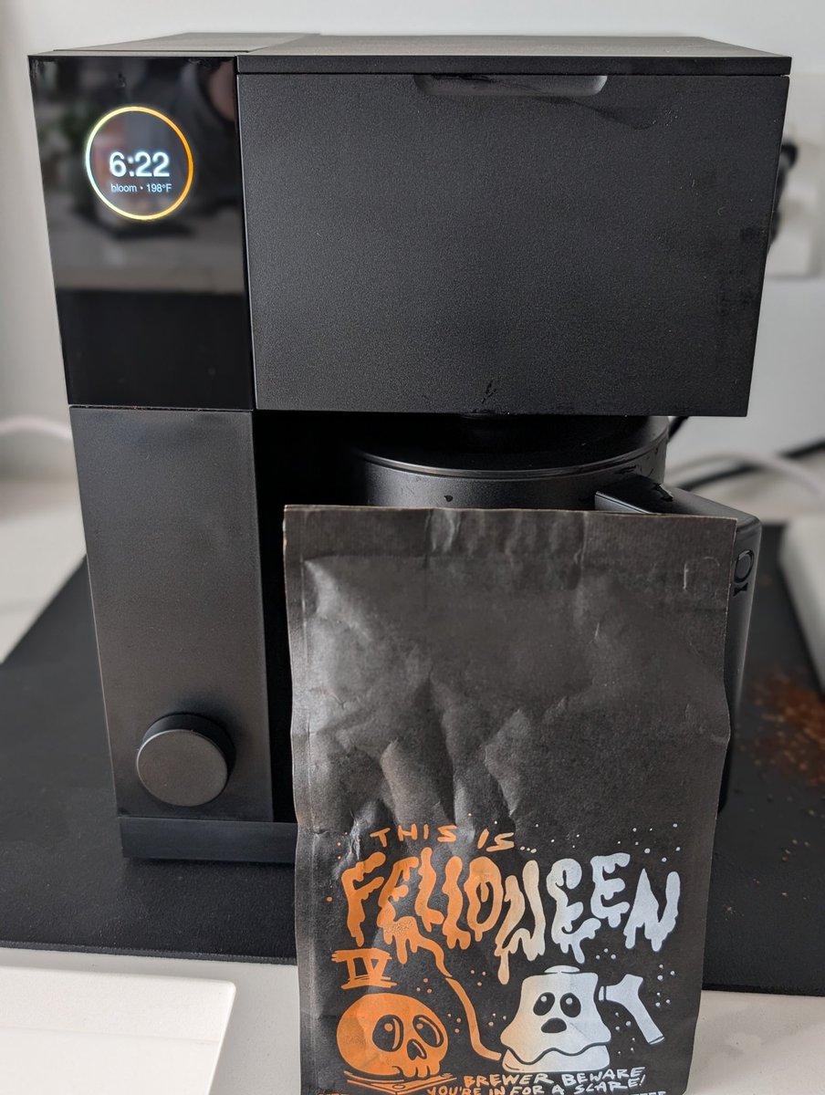Visish M. Srinivasan, MD (@visishs) on Twitter photo Brewing this week at home on the <a href="/FellowProducts/">Fellow</a> Aiden: "This is Felloween" ☕
It's scary 💀 how good these <a href="/PennNSG/">Penn Neurosurgery</a> <a href="/PennCerebrovasc/">Penn Stroke and Cerebrovascular Surgery</a> fellows are getting and it's only fall 🍂 <a href="/RahmaniRedi/">Redi Rahmani</a>
<a href="/Drkandregula/">Sandeep Kandregula</a>
#fellowdrops <a href="/eerman61/">Bryan Pukenas</a> <a href="/JanKarlBurkhar1/">Jan-Karl Burkhardt, MD</a> Brewing this week at home on the <a href="/FellowProducts/">Fellow</a> Aiden: "This is Felloween" ☕
It's scary 💀 how good these <a href="/PennNSG/">Penn Neurosurgery</a> <a href="/PennCerebrovasc/">Penn Stroke and Cerebrovascular Surgery</a> fellows are getting and it's only fall 🍂 <a href="/RahmaniRedi/">Redi Rahmani</a>
<a href="/Drkandregula/">Sandeep Kandregula</a>
#fellowdrops <a href="/eerman61/">Bryan Pukenas</a> <a href="/JanKarlBurkhar1/">Jan-Karl Burkhardt, MD</a>