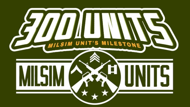 🚨 Milestone Announcement! 🎉

We’re thrilled to share that Milsim Units has surpassed 300 units on our platform!  In just over 260 days since our website launch, our community has grown into a true hub for military simulation recruitment, connecting players with immersive and