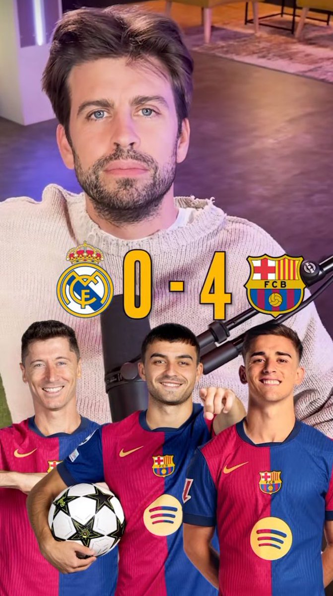 forcabarca_ar's tweet photo. توقع بيكيه للكلاسيكو 🧐 https://t.co/PBVou1ayq5