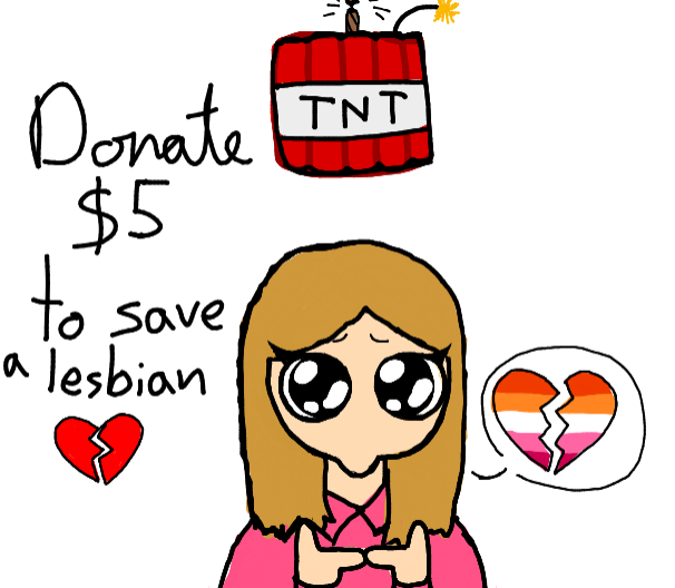 WAT_THE_FUK's tweet photo. #Lesbianlivesmatter #donatetosavealesbian #minecrafttnt #impoor #ihaveawifeandkid https://t.co/RPLGDOJPqa