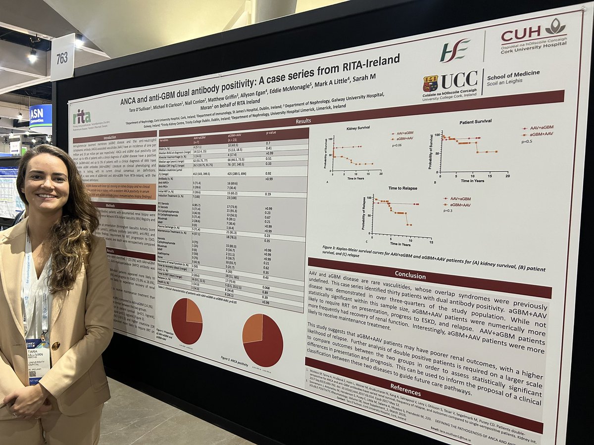 Cliona Cowhig (@clionacowhig) on Twitter photo Interesting work from <a href="/tmgosullivan/">Tara O’Sullivan</a> on dual- positive anti-GBM and ANCA and their different clinical outcomes based on biopsy findings <a href="/sarah_m_moran/">Sarah Moran</a> #kidneyweek2024 Interesting work from <a href="/tmgosullivan/">Tara O’Sullivan</a> on dual- positive anti-GBM and ANCA and their different clinical outcomes based on biopsy findings <a href="/sarah_m_moran/">Sarah Moran</a> #kidneyweek2024