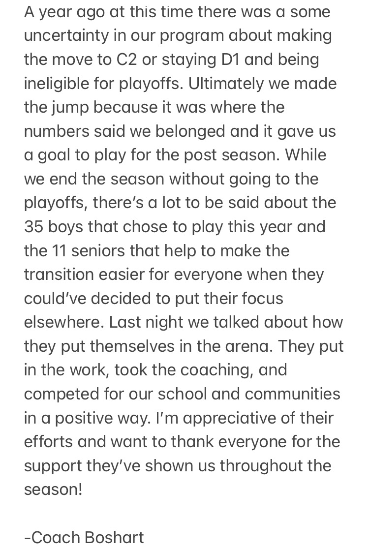 cccfball's tweet image. Something we talked about this season is that it is hard to win football games, and last night we were able to walk off the field as winners one final time this season! A big thank you to our seniors for all they've given to our program over the years! They will be missed!
