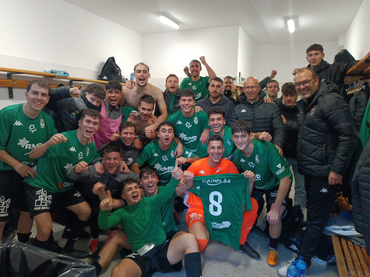 ✅Tarde de mal tiempo…con buen sabor de boca con otra victoria en el 90!!!

C.D. Onzonilla 1-0 <a href="/Moraleja_cf/">Moraleja C.F.</a> . Gol de Diego Peluuuuuu

Tercera victoria consecutiva que nos sigue manteniendo en la zona alta de la tabla💪🏼 

#VamosVerdes