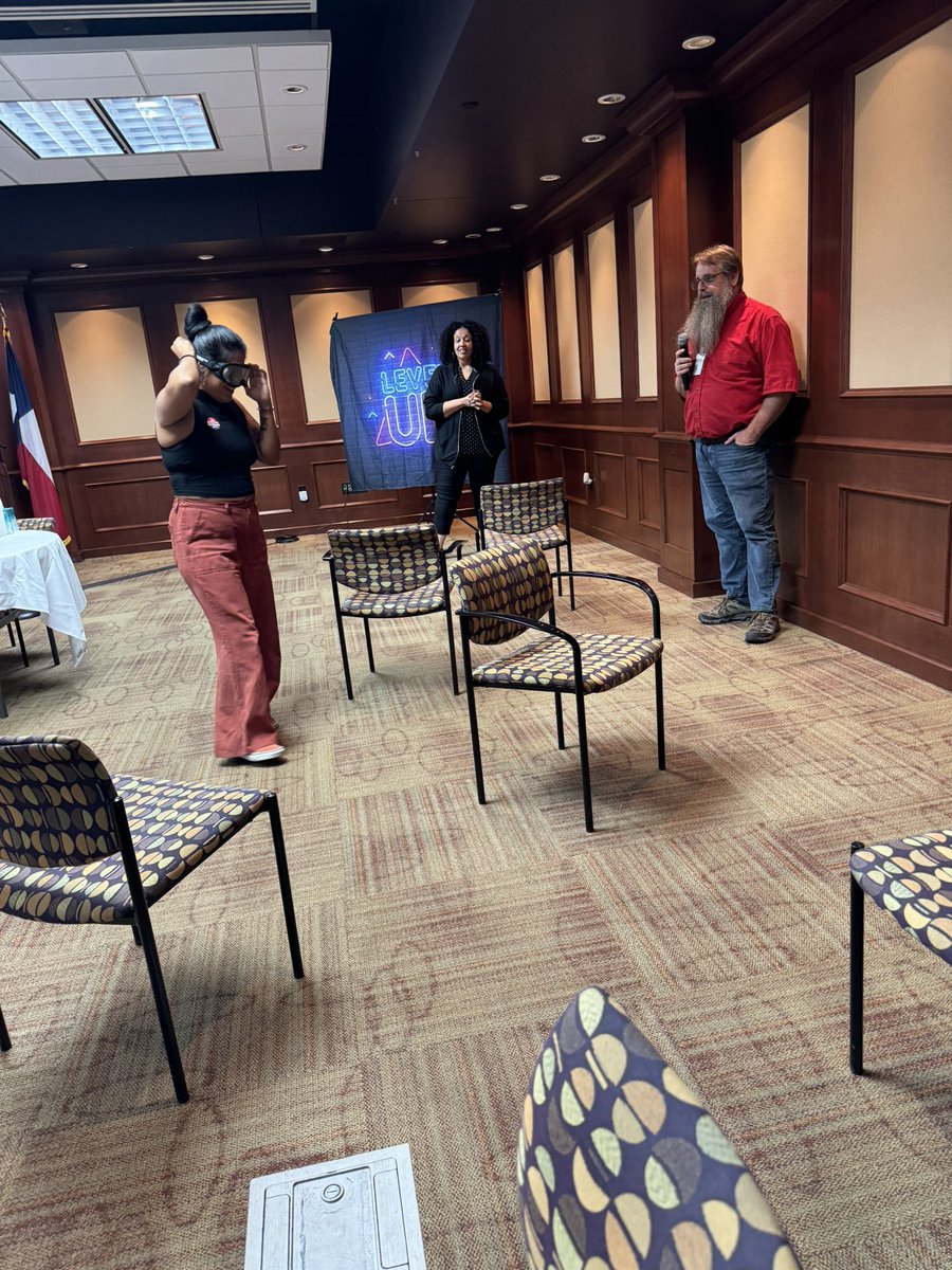 OCPresGDW's tweet photo. The most recent example of the @OdessaCollege Learning Summit was a big hit. As we ‘leveled up’ in many ways, we also bonded and learned more about each other. We are in this, and at this, together! #PostOC #PositivelyOC https://t.co/BULk0goVAI