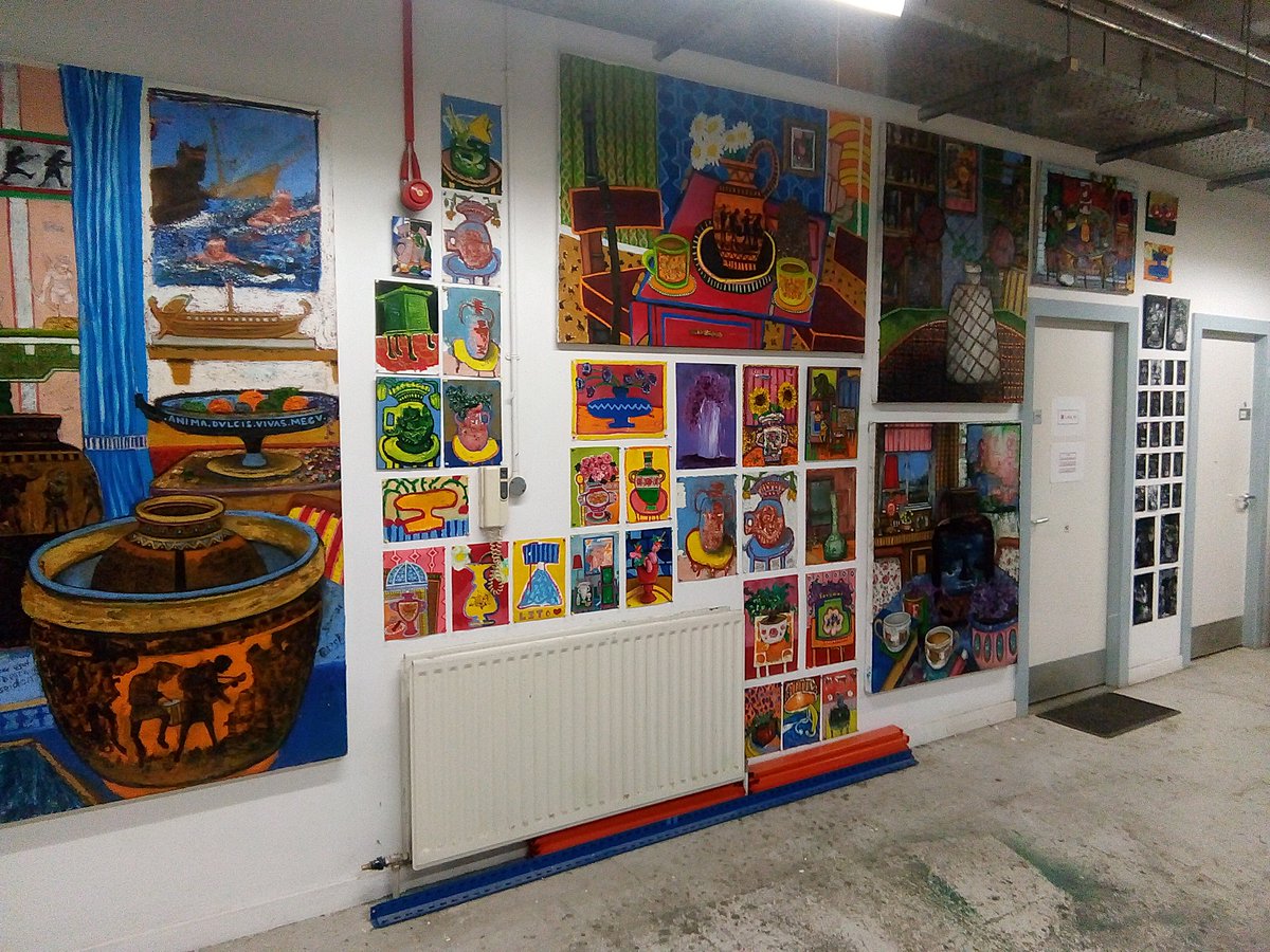 toad68's tweet image. Some of the work from this years open studios event at Hanson Street Studios, Glasgow