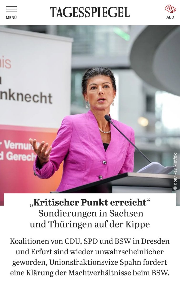 BSW verweist auf gemeinsame Entscheidungen der Gesamtpartei

„Es gibt da nichts zu klären“, sagte dagegen der BSW-Europaabgeordnete Fabio De Masi dem Tagesspiegel: „Selbstverständlich werden Entscheidungen in Parteien gemeinsam diskutiert. Unser Maßstab ist dabei, ob der