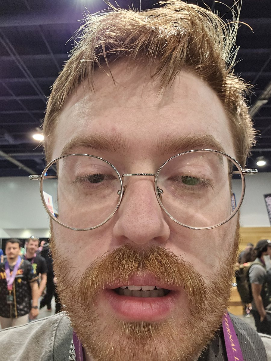 If you're at Magic Con today, I'll be at the Genesis booth from 2:30 to 4:30 signing cards and giving out birds and being uncomfortable.