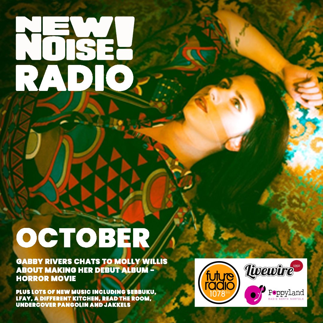The latest NEW NOISE! radio is out Monday 28th at 6pm on <a href="/futureradio/">futureradio</a> . Presenter Gabby Rivers has new tracks from <a href="/Sebbukumusic/">$ebbuku</a>  Lfay, A Different Kitchen, Undercover Pangolin + loads more. Plus a great interview with Molly Willis about the ups and downs of making her new album.