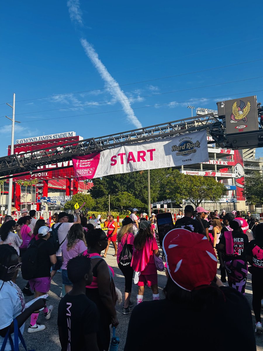 Tampa Alumnae Deltas (@tampadeltas1947) on Twitter photo Today Tampa Deltas participated in the Making Strides Against Breast Cancer walk at Raymond James Stadium. Approximately $5,787.46 was raised, exceeding our $2K goal! Funds will go towards the <a href="/AmericanCancer/">American Cancer Society</a>
#TampaDeltas1947 #DST1913 #BreastCancerAwareness
#BreastCancer Today Tampa Deltas participated in the Making Strides Against Breast Cancer walk at Raymond James Stadium. Approximately $5,787.46 was raised, exceeding our $2K goal! Funds will go towards the <a href="/AmericanCancer/">American Cancer Society</a>
#TampaDeltas1947 #DST1913 #BreastCancerAwareness
#BreastCancer