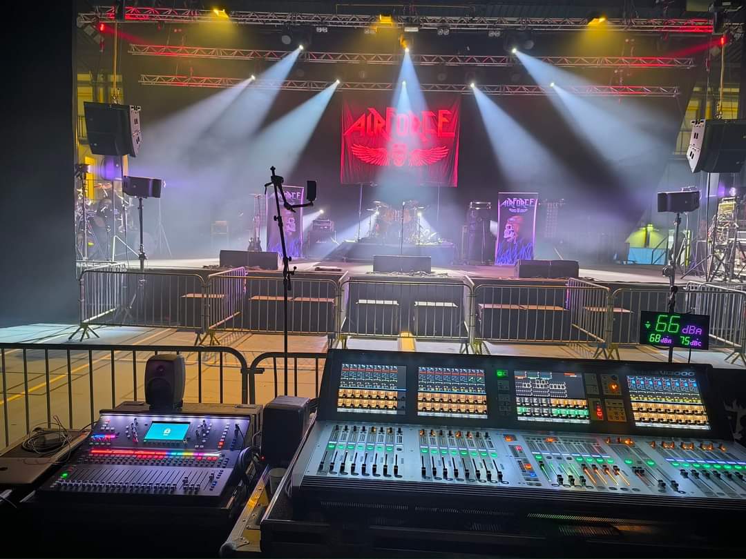 Airforcebanduk's tweet photo. Set up for the show in France 
FireMaster https://t.co/MEAQ6J4kiH