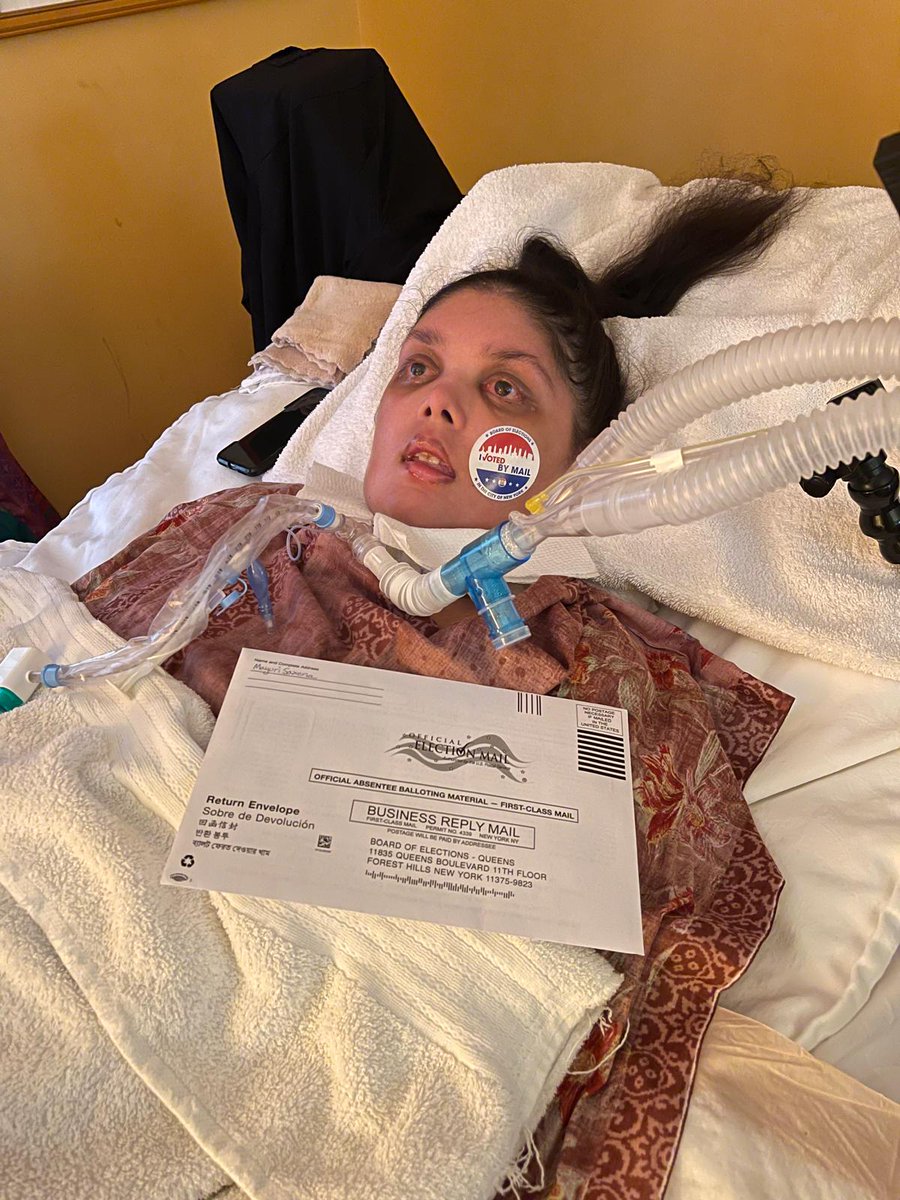 Still quadriplegic. Still on life support. Still voted. What's your excuse?