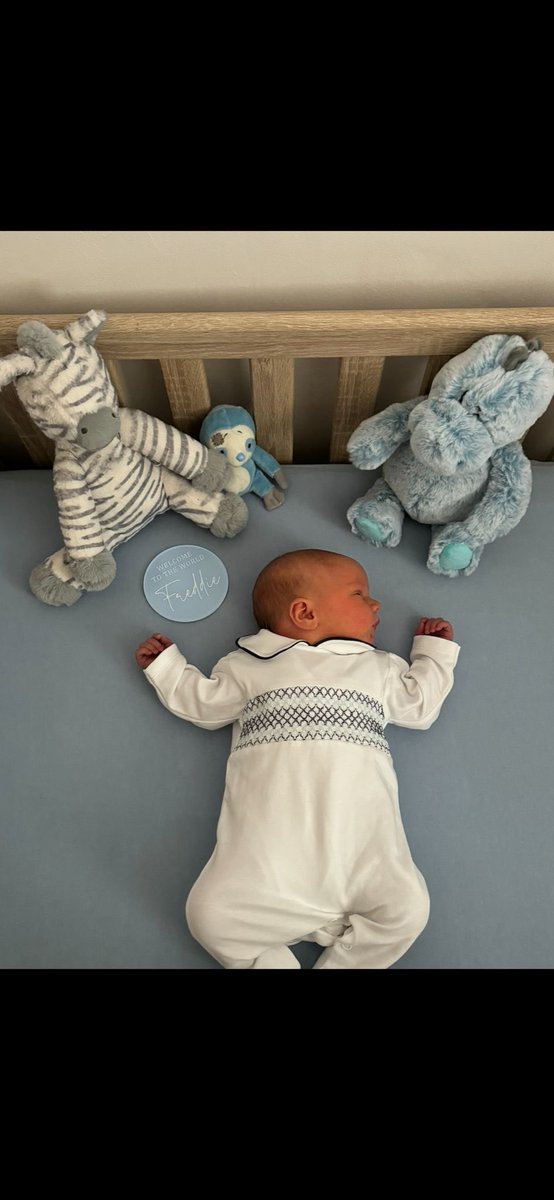 MccluneCaroline's tweet photo. Our gorgeous baby boy Freddie has arrived. Nana and Granda are so happy ,  he is absolutely beautiful. We are all smitten   🩵🩵🩵🩵 https://t.co/1Z5zYTtUNf