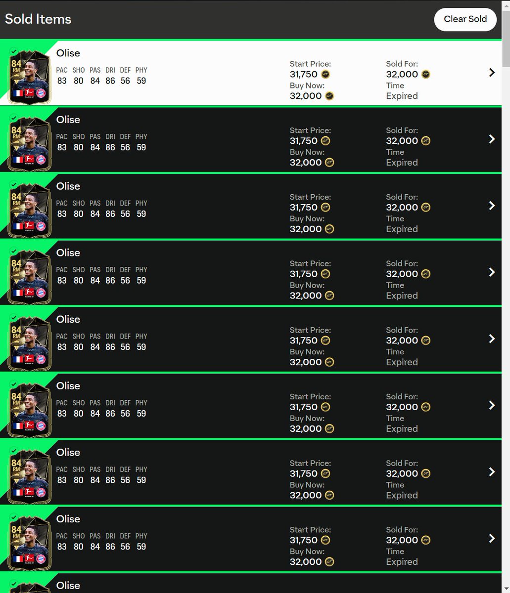 FutSheriff's tweet image. Evos are back and this is amazing😍

🎯Olise bought at 22k
🎯Yamal bought at 750

🚀Olise sold at 32k 
🚀Yamal sold at 1.8k

You know the best place to go.
patreon.com/Mitch_MitchyDu…
#fc25