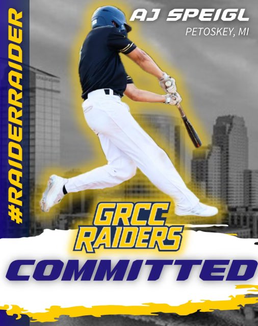 Premier Baseball (@premier_bsb) on Twitter photo Congrats to AJ on his commitment to GRCC! He is a hard working player who will be a great addition to the GRCC program. 
<a href="/Aiden_Speigl/">Aiden Speigl</a> <a href="/baseball_grcc/">Grand Rapids Community College Baseball</a> Congrats to AJ on his commitment to GRCC! He is a hard working player who will be a great addition to the GRCC program. 
<a href="/Aiden_Speigl/">Aiden Speigl</a> <a href="/baseball_grcc/">Grand Rapids Community College Baseball</a>