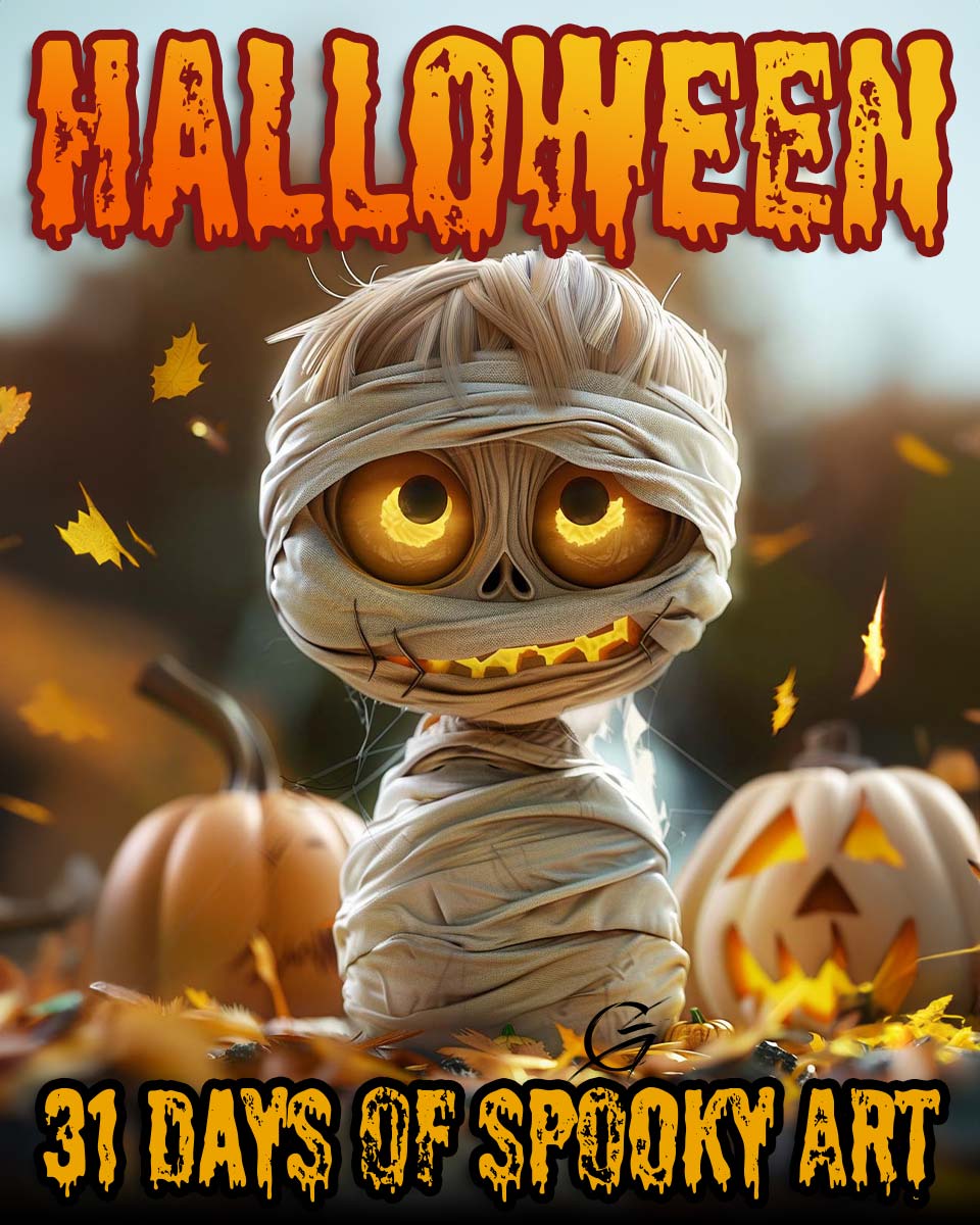 g_art_official's tweet photo. π§ββοΈ Day 26: This adorable mummy is all wrapped up for some Halloween mischief! ππ§ββοΈStay tunedβ31 days of spooky fun continues with more creepy characters! π #Day26 #HalloweenCountdown #MummyArt #31DaysOfHalloween #OctoberFun #CaricatureArt #Spooky #31DaysOfSpookyArt https://t.co/yIY2UXMD1H