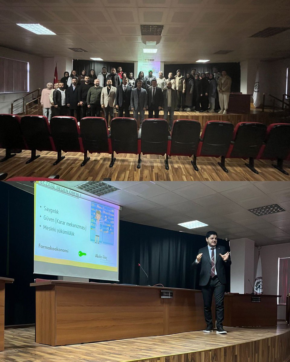 Erzurum Eczacı Odası’ndaydık. Daveti için yönetim kurulu ve değerli haziruna teşekkür ederiz.