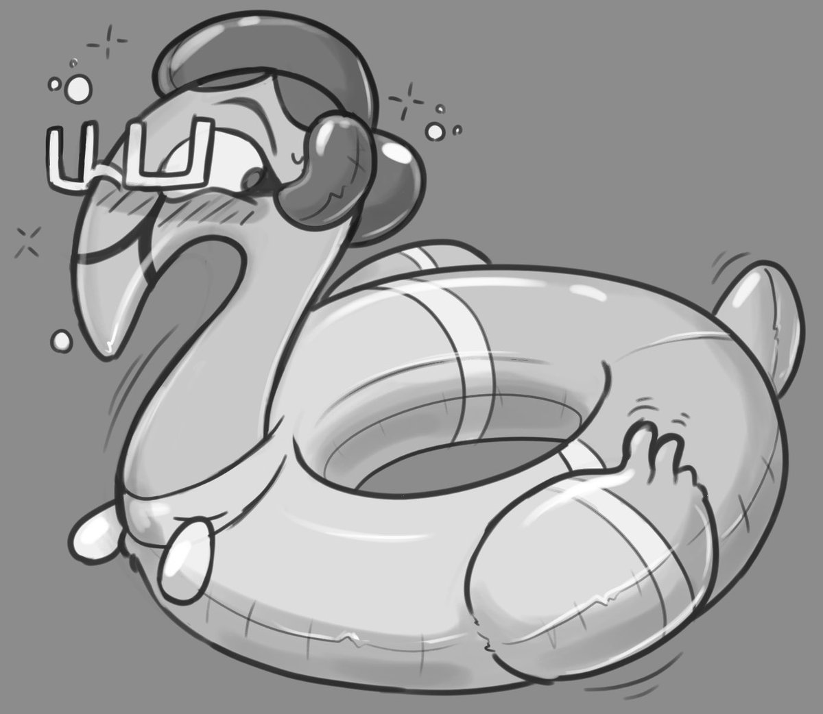 Some peeps suggested two new inanimate forms for Mira, and who am I to say no? (Also had to figure these brush settings out)

The nerd had been Plush’d and Pool Float’d 🦢

#TFEveryday #Transfur #Inanimate