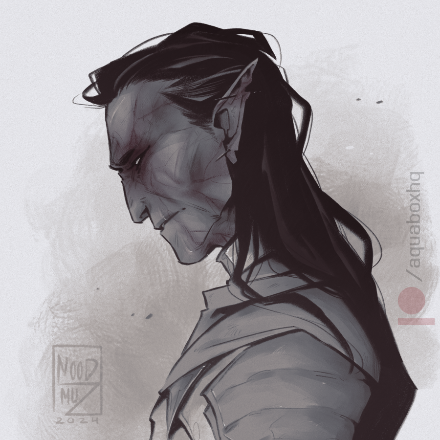 yamiz's tweet photo. #OCoctober: 25. Soften or harden features - OLD
I didn't manage to post yesterday. 💦
One reasons was that I didn't know what to do with this tricky theme.
So I drew Yasha as an older grumpy man. Even though I don't know if he'll ever make it that far. ÖvÖ;
#BG3 #BG3tav https://t.co/jGM2UVVwF1