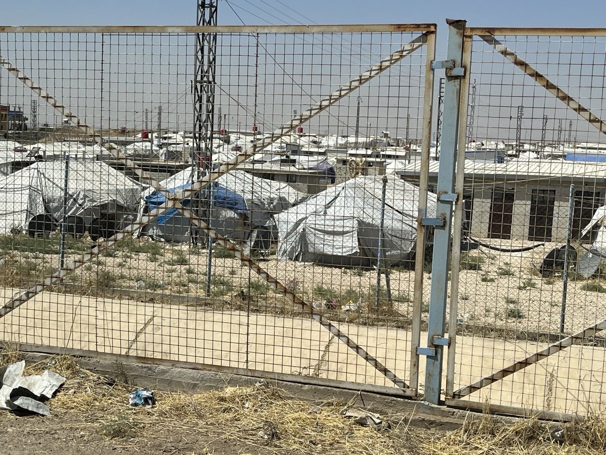 14 months ago, in Al-Roj, a harsh, violent, overcrowded detention camp in Northeast Syria, our humanitarian delegation met with FJ and her 6 young children, all Canadian citizens. They had been imprisoned in the camp for years, without charge, without trial, without any