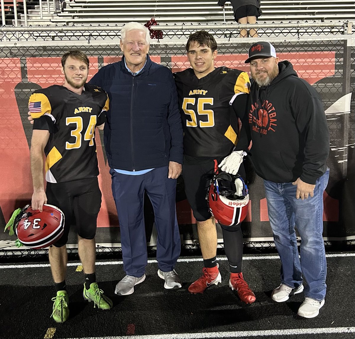 Denny Mason (@dennymason80) on Twitter photo What an honor and privilege to have my old coach Jim Place, one of Ohios all time greatest high school football coach’s come watch my sons last home football game and they both had an awesome game, Thank you Coach!! <a href="/LoganMason34/">Logan Mason</a> <a href="/BraydonPritcha2/">Braydon Pritchard</a> What an honor and privilege to have my old coach Jim Place, one of Ohios all time greatest high school football coach’s come watch my sons last home football game and they both had an awesome game, Thank you Coach!! <a href="/LoganMason34/">Logan Mason</a> <a href="/BraydonPritcha2/">Braydon Pritchard</a>