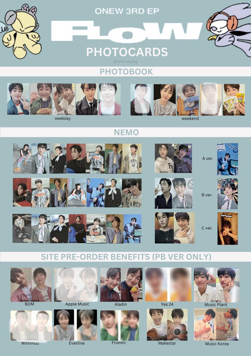 Alex🧸 (@exowolczennie) on Twitter photo WTT Onew 3rd Ep Flow
Have: weekday photobook pc
Want: any photobook pc not marked off in 2nd pic
USA only😔
Please dm to trade
<a href="/shineetradena/">SHINee Trade/Sell NA ✨</a> <a href="/pctradeusa/">trade / sell usa</a> <a href="/photocard_kpop/">KPOP Photocard Trade</a> #shinee #shineephotocard WTT Onew 3rd Ep Flow
Have: weekday photobook pc
Want: any photobook pc not marked off in 2nd pic
USA only😔
Please dm to trade
<a href="/shineetradena/">SHINee Trade/Sell NA ✨</a> <a href="/pctradeusa/">trade / sell usa</a> <a href="/photocard_kpop/">KPOP Photocard Trade</a> #shinee #shineephotocard
