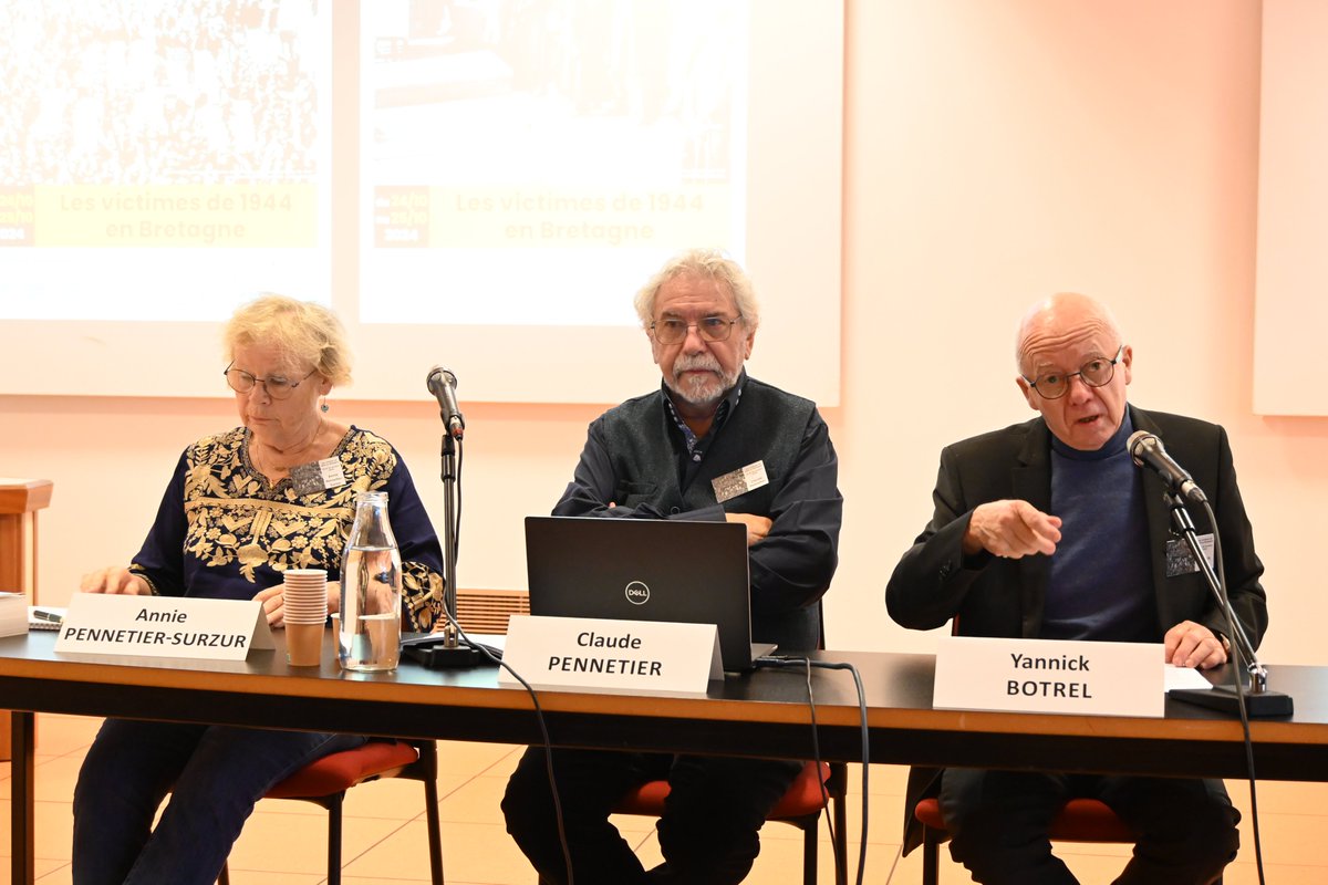 Petit retour en images sur l'excellent colloque qui s'est tenu à la <a href="/UBO_UnivBrest/">UBO - Univ. Brest</a>, ce jeudi et vendredi. Il a été évoqué par une vingtaine d'intervenants "Les victimes de 1944 en Bretagne".

De riches communications, de belles rencontres et une assistance très participative.