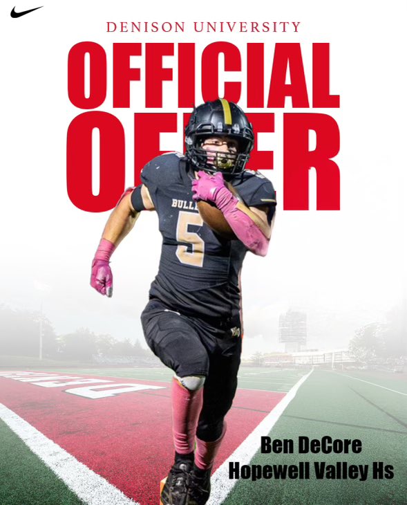 Blessed to receive my second offer from Denison University.