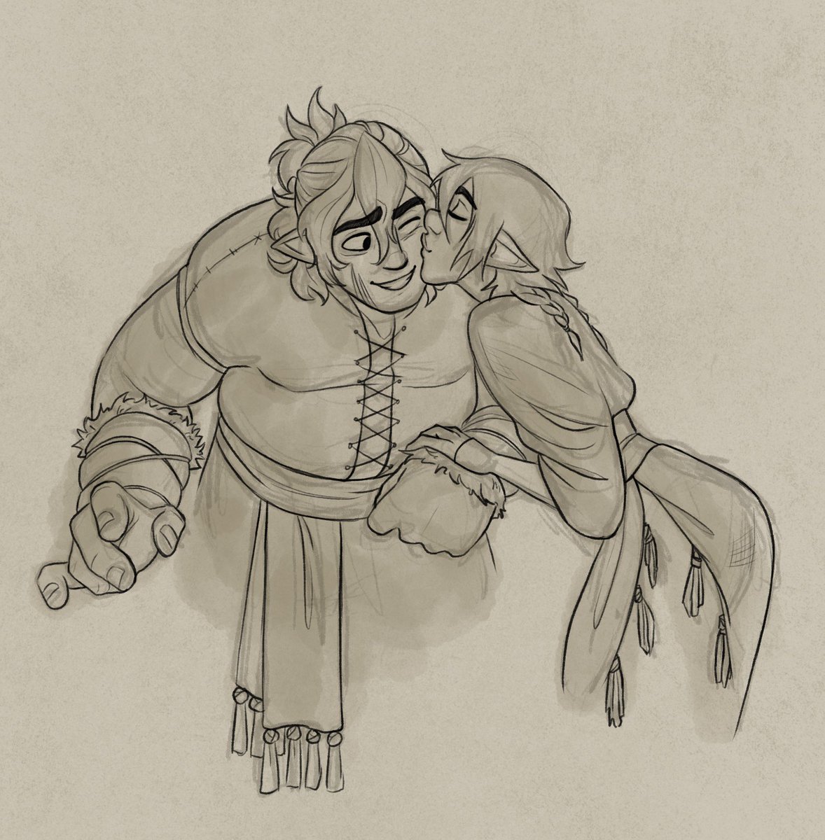 wilderwraith's tweet photo. Hazel and his bf Creek 🤎 when they were happy lol 

#oc #originalcharacters #ocart #birchbones #characterdesign https://t.co/G8gYjqAVjL