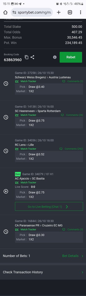 ABODEBENJAMIN's tweet photo. #sportybet
#soccerpicks 
#soccerbetting 
#sportsbet https://t.co/qC5zHpxe79