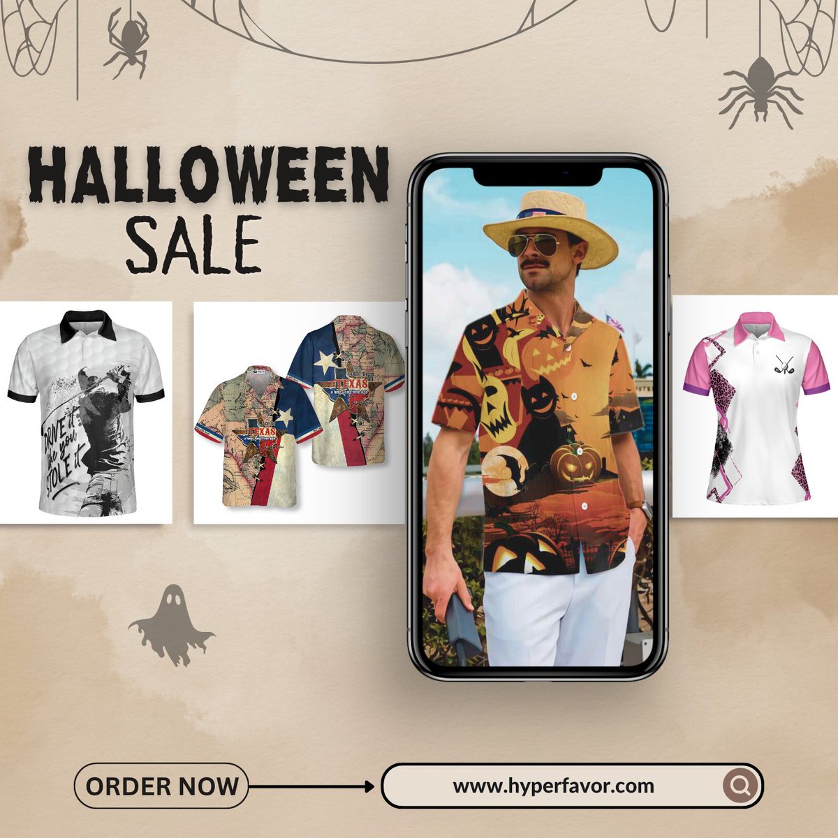 hyperfavor's tweet photo. 🎃👻NO TRICK, JUST TREAT!!! 🎃👻
Use code TRICK10 for 10% OFF. Online or in store!
https://t.co/k3T0wZUL50
#HalloweenSale #HalloweenDiscount #trickortreat #customshirts #hawaiianshirt #PoloShirt #hodie #fashion #trendingnow #hyperfavor https://t.co/DdC7Ftp1es