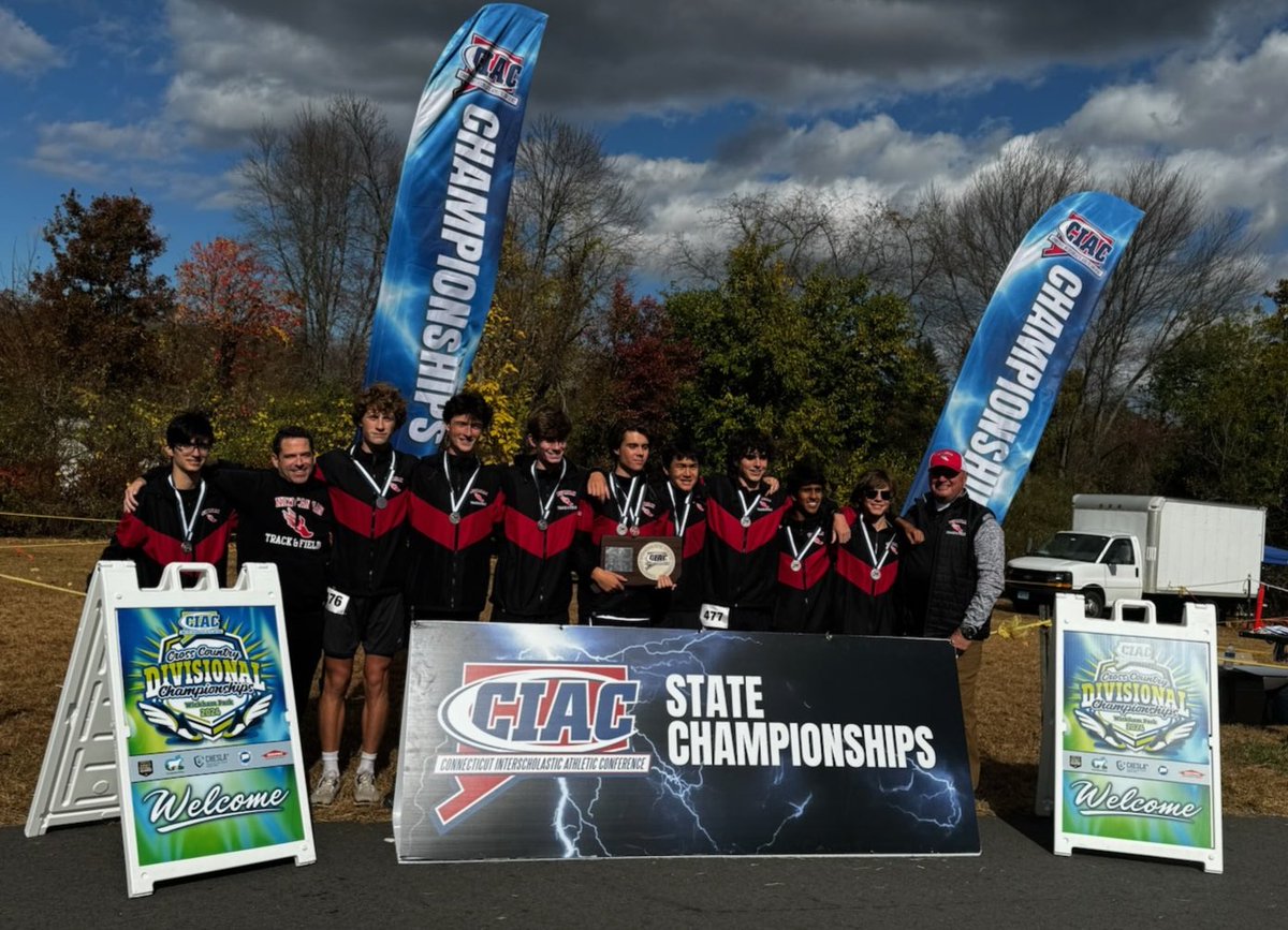 Congratulations to Coach Martin and our Boys Cross Country team on a runner up finish at today’s CIAC Class L Championships. New Canaan finished with a score of 85 followed by Bethel with 194. Xavier was 1st with 42…Great result for the Rams.