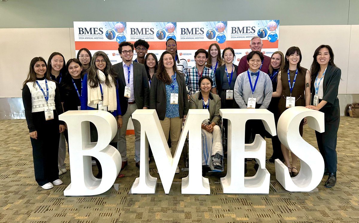 Tufts Biomedical Engineering (@tuftsbme) on Twitter photo That’s a wrap for Tufts BME at #BMES2024! Until next year! That’s a wrap for Tufts BME at #BMES2024! Until next year!