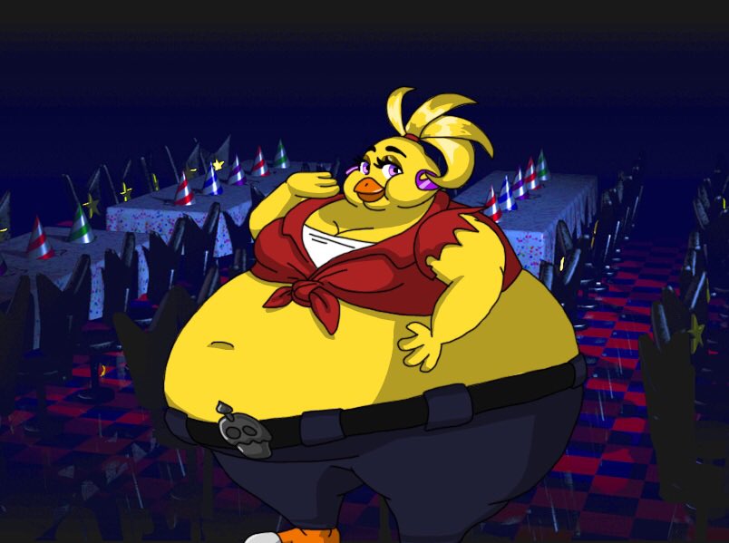 It’s a USSBBW variant of the original Chica from Five Nights at Freddy’s.

#octummber #fatgirlfall #Fattytober #Fattytober2024 #fatfur #fatfurs #fatfurry #bbw #ssbbw #ussbbw #bigbelly

share.character.ai/Wv9R/eun1omy4