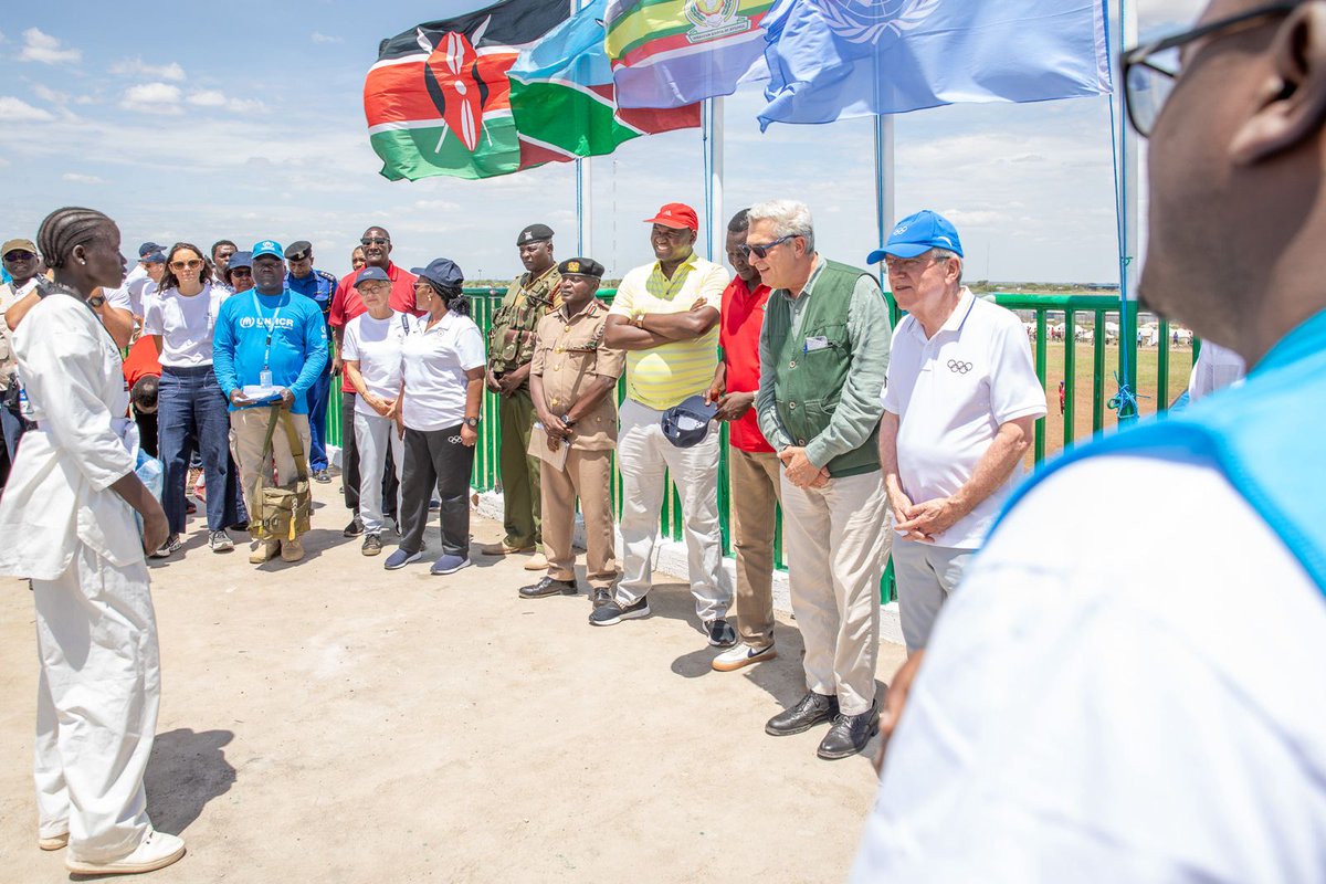 We remain dedicated to uplifting refugees by nurturing their welfare, talent &amp; recognizing the strength they bring to our country.

Hosted the  IOC President Thomas Bach, UNHCR High Commissioner Filippo Grandi and PS Sports EPeter K. Tum at the Refugee Sports Day in Kakuma.