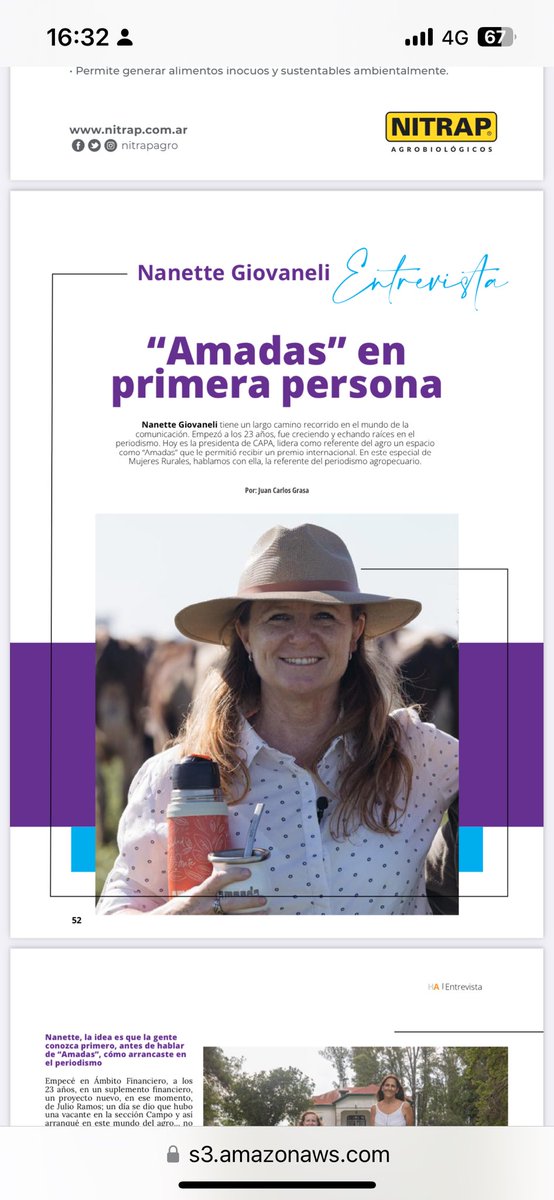 Gracias <a href="/HorizonteA/">Revista HorizonteA</a> por tan linda nota!!! Gracias <a href="/juancarlosgrasa/">Juan Grasa</a> !  
♥️
