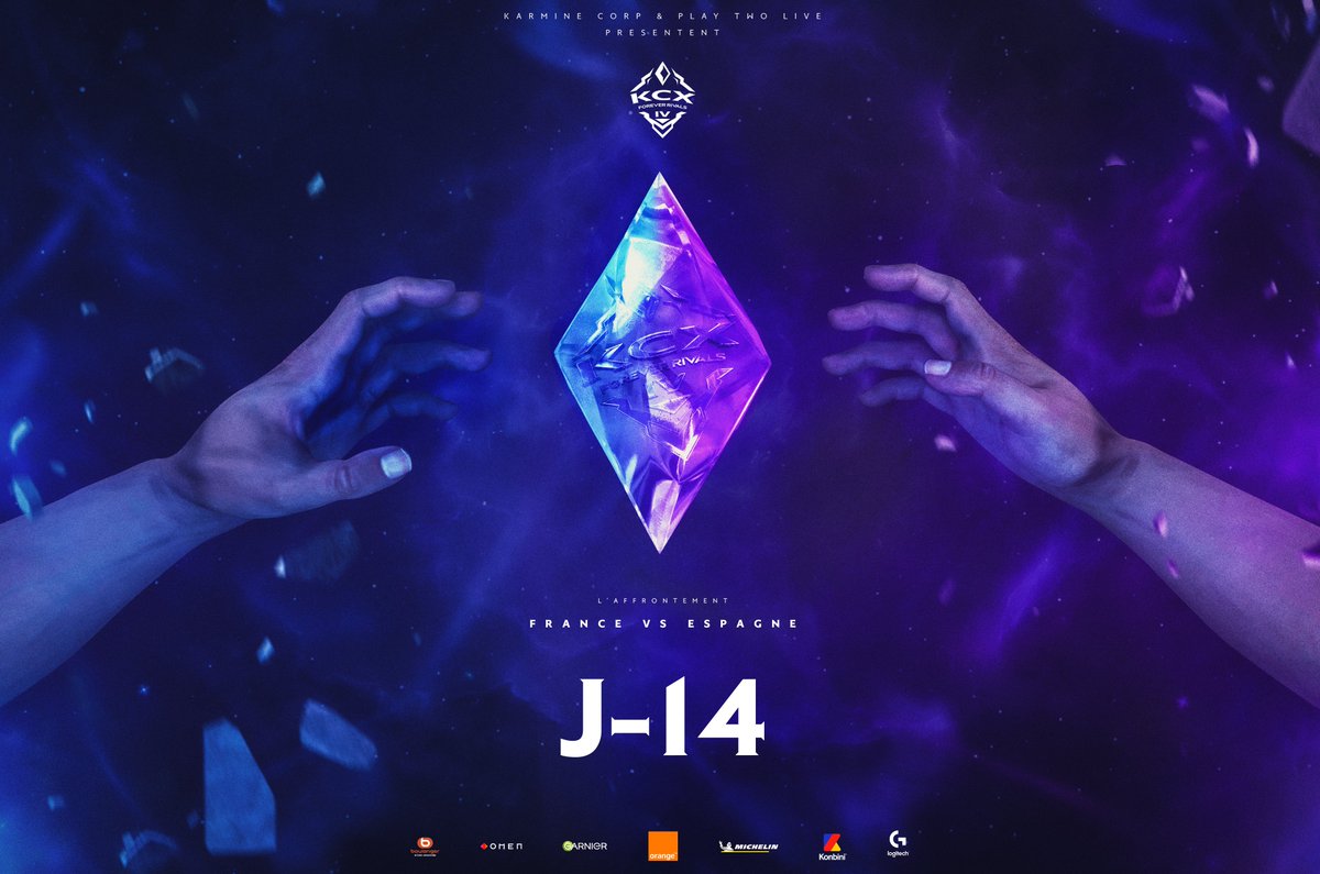 KarmineCorp's tweet image. L'heure approche. #KCORP 

KCX4 - FOREVER RIVALS.
J-14.

Prenez vos places sur bit.ly/KCX4-FOREVER-R…