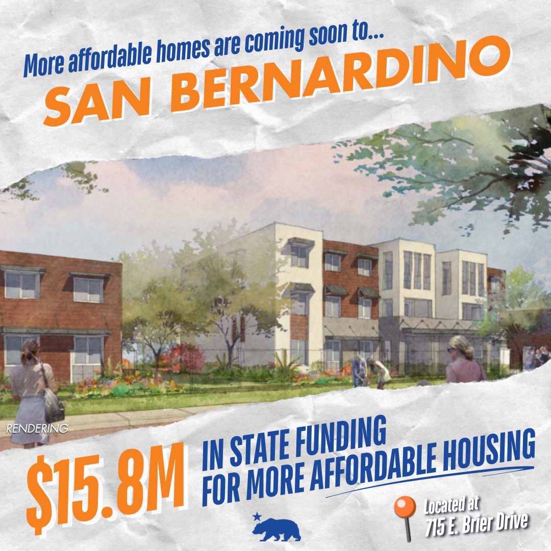 CAgovernor's tweet photo. More affordable homes are coming soon to Oxnard, Oceanside, Long Beach & San Bernardino. https://t.co/Px8hXKDIVK