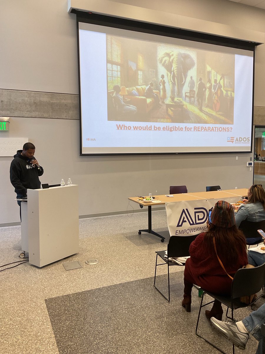 FTrilliams's tweet photo. @ReggieFromBOS talks about eligibility for #reparations.
#adosaf #adosep #boston #ADOSreparations https://t.co/rdkdQmMHcn