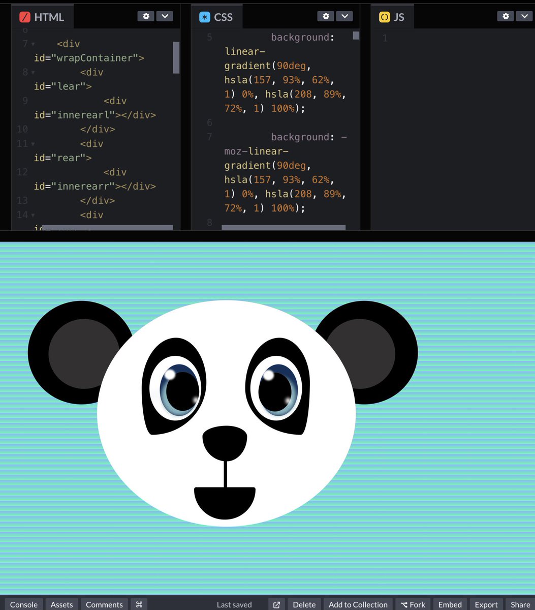 codeeTinkerer's tweet image. made this cutie a long time ago using css🎨 will make something again soon