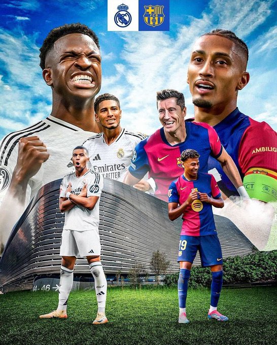 Real Madrid vs Barcelona #ElClasico #ElClasicoday #ElClasicoDeLaMacheta 

PREDICT &amp; WIN! 

50.00 to 3 winners!! Drop all predictions before kickoff

RULES:
1. Follow <a href="/philimonTv/">philimonTv📺 🌎</a> 
2. Repost this post
3. Like this post
4. Comment with your predicted score!