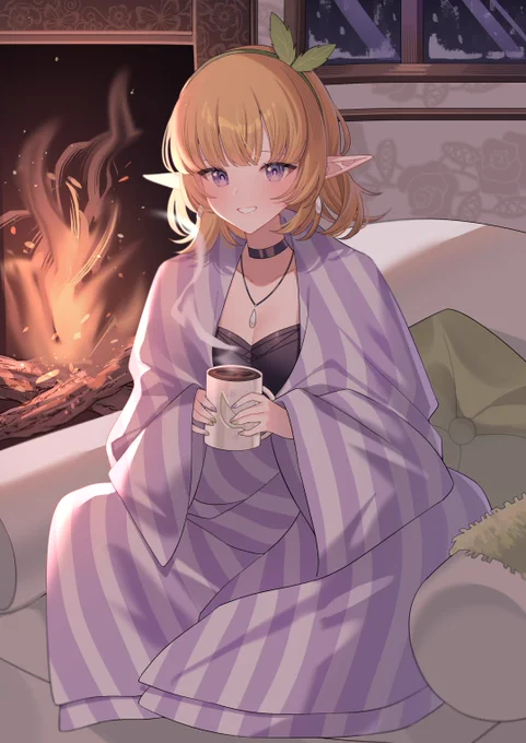 cozy commission for  thank you for working with me again, it was a pleasure! #VGenComm #VGenOpen 