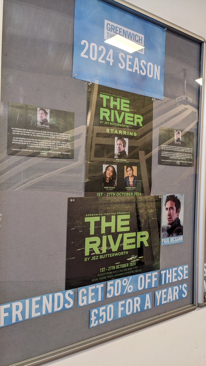 Snowy_flakes's tweet photo. @GreenwichTheatr I enjoyed the matinee play today, moonless night, love, a woman, another woman full of intrigue #TheRiver #PaulMcGann #KerriMclean #AmandaRyan https://t.co/SHgMuQz7d5
