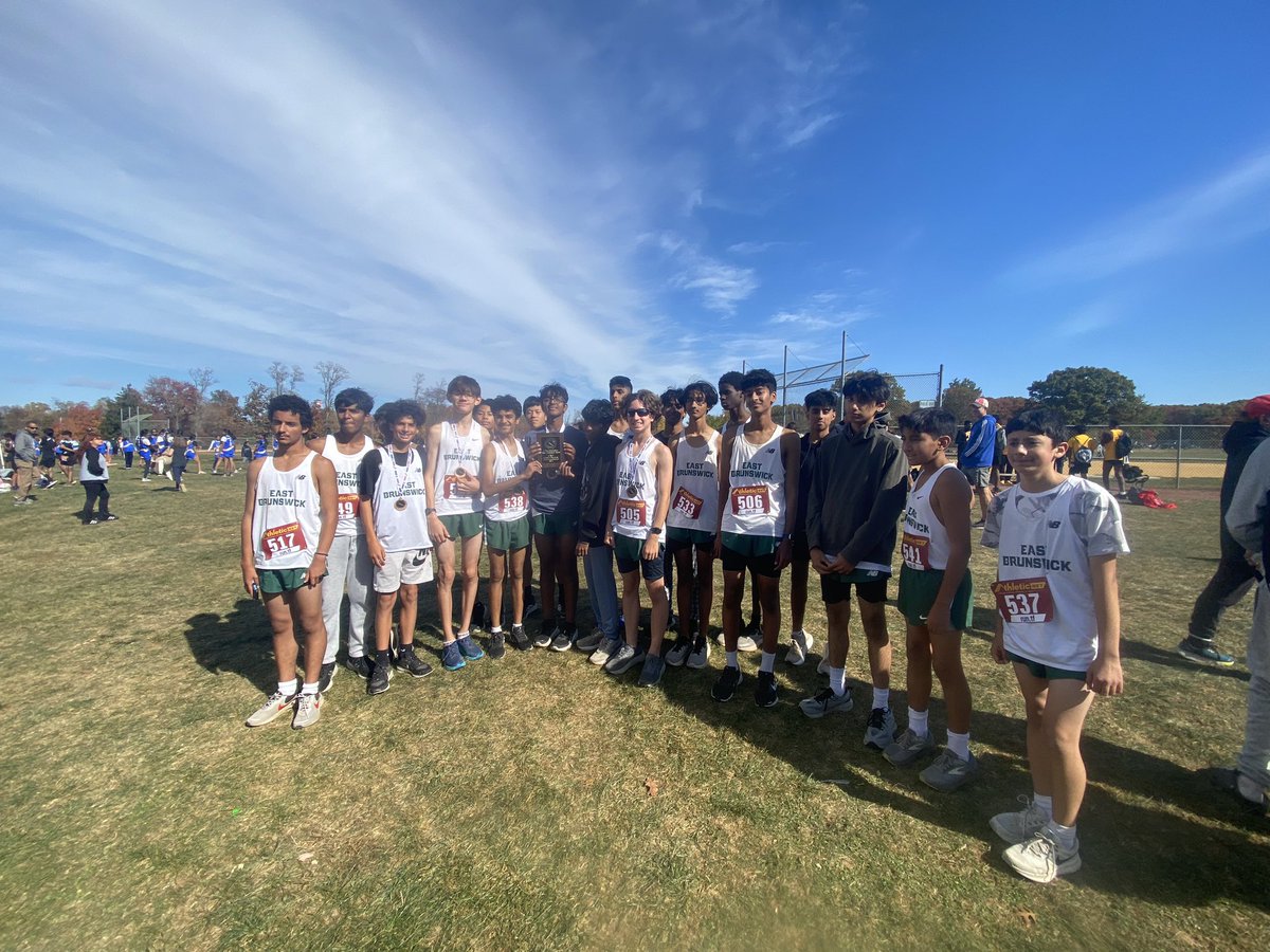 Congrats to our Freshmen Boys XC Team!  GMC Champs today in the freshmen race.  Bright future ahead for these guys!