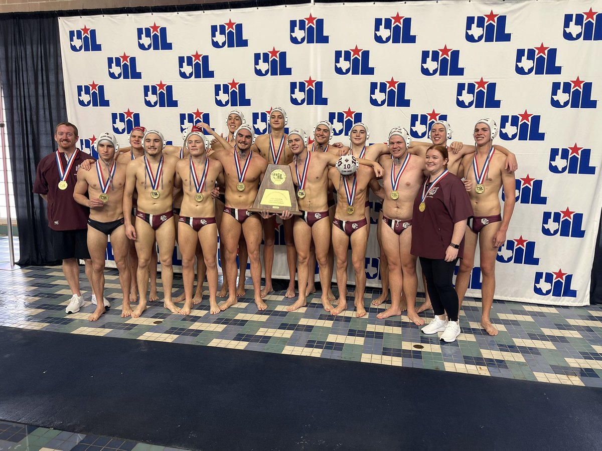 Clear Creek Wildcat Water Polo are 6A State Champions! Way to go Wildcats!🐾🤽‍♀️