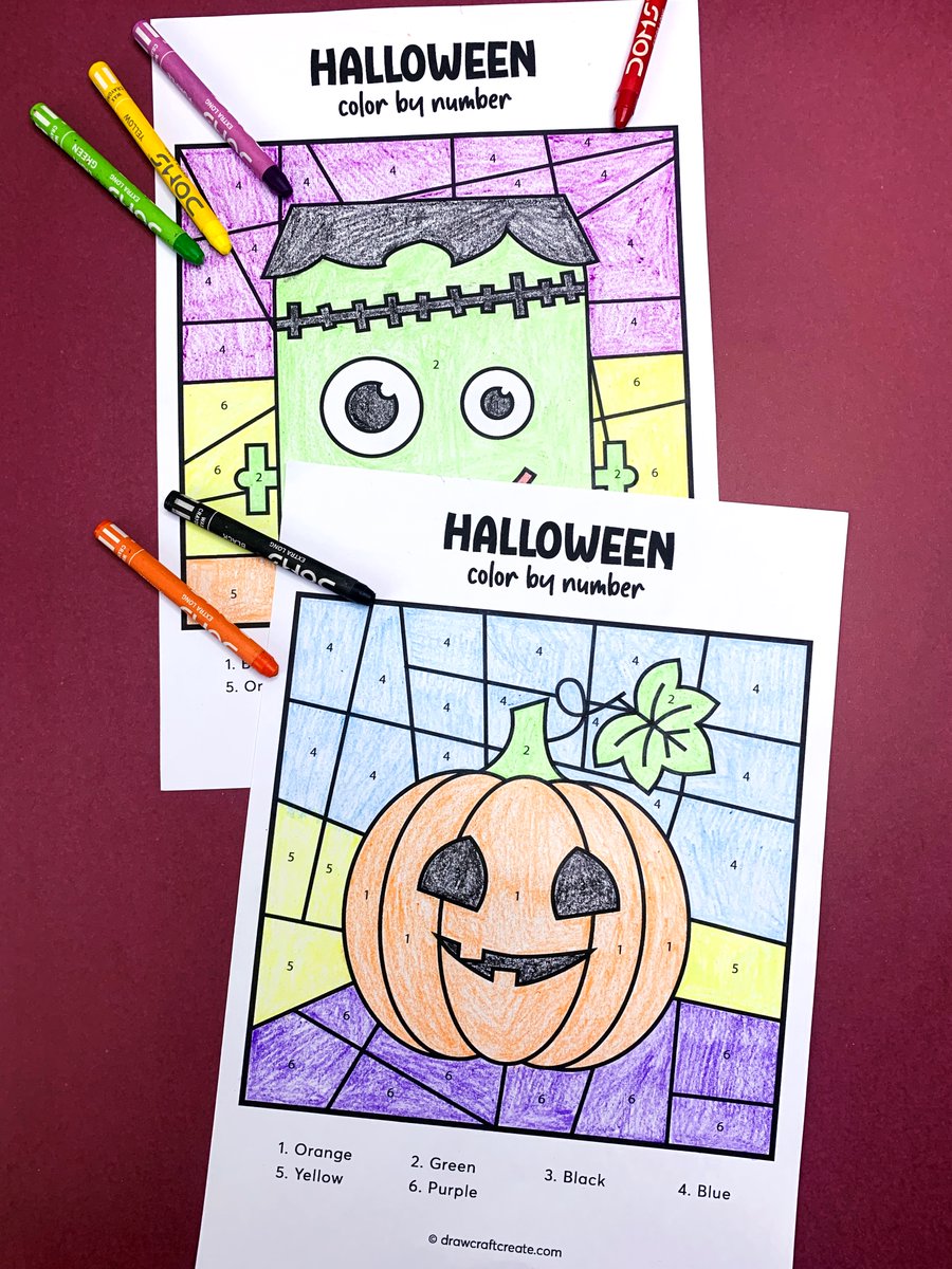 drawcraftcreate's tweet photo. Free printable Halloween Color By Number #halloween #freeprintable #colorbynumber #printable #coloringpages https://t.co/ZXgHegVNv8