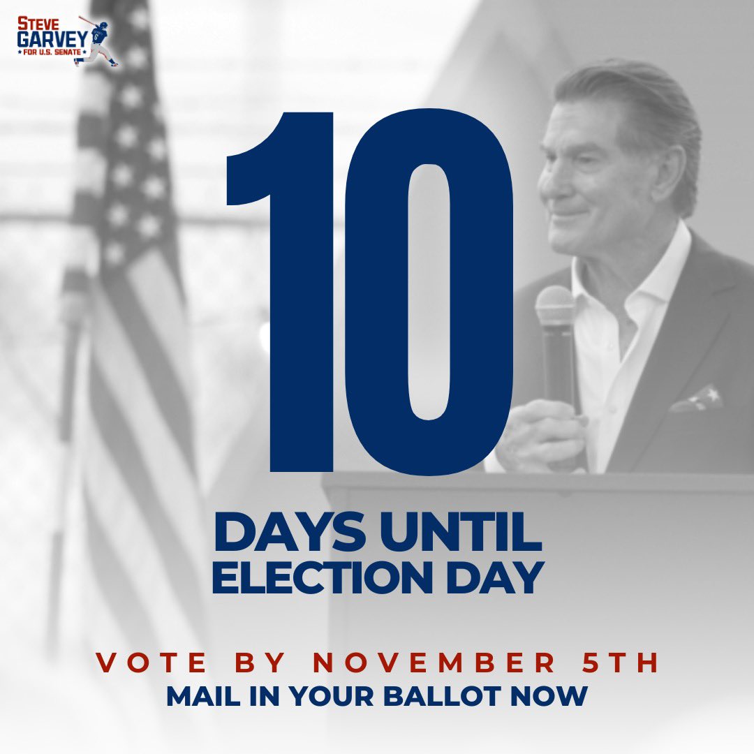 There’s only 10 days left to vote and it’s not too late for a walk-off grand slam! Mail in your ballot today.