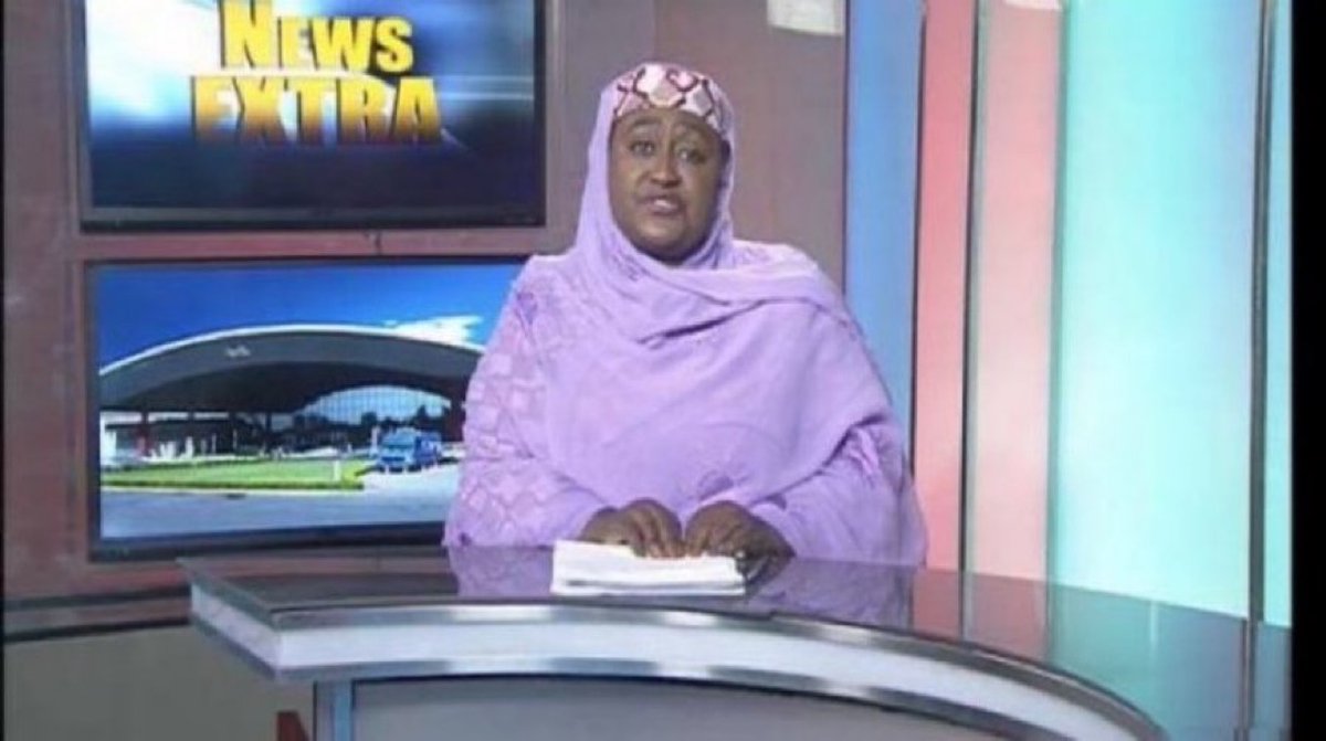 NigeriaStories's tweet photo. we remember  Aisha Bello, a long-serving broadcaster at NTA Network News and a very popular broadcaster in Nigeria 🇳🇬 she passed away sometime ago 

Keep Resting  in peace 🕊️ https://t.co/BNWmWoVA0b