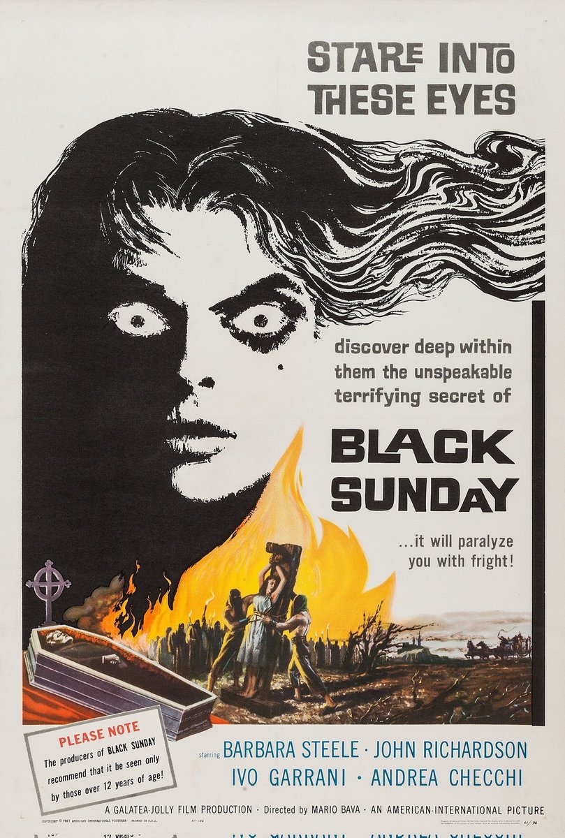 ReviewsSmall's tweet photo. #31DaysOfHorror 
Day 26. Black Sunday
#FilmTwitter #FilmX #horror https://t.co/thJmgk7KMZ