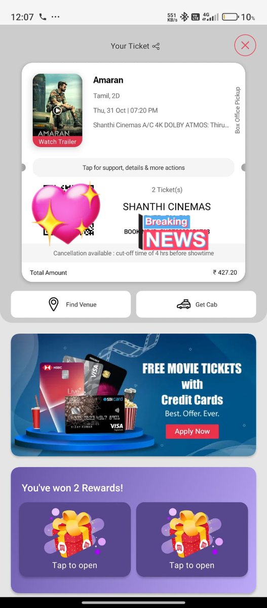 pandianrookey's tweet image. Peak excitement 🔥🔥 🤞🏼#Amaran #AMARANFDFS #Sivakarthikeyan𓃵
#SaiPallavi #RKFI #Diwali #DiwaliSpecial #MovieNight
Anna waiting to witness u naaaa💜💜💜
